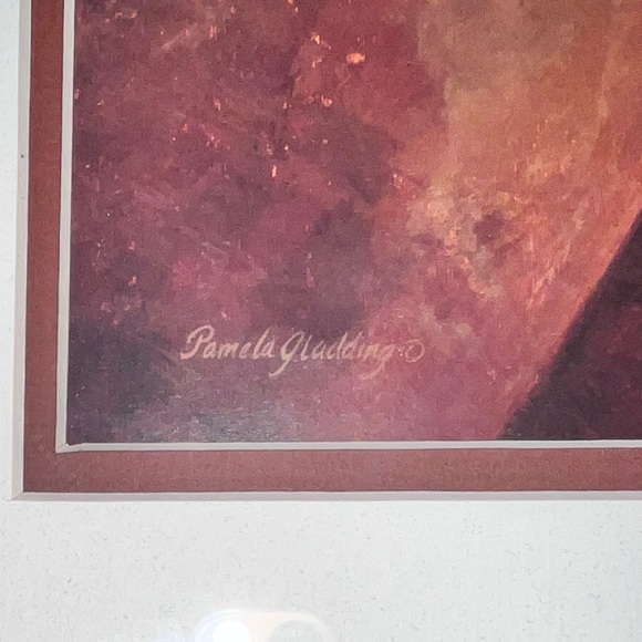 Gorgeous Framed /Matted Floral Picture.”Tuscan Summer” by Pamela Gladding. - Picture 7 of 10